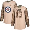 Pánské NHL Winnipeg Jets dresy 13 Brandon Tanev Authentic Camo Adidas Veterans Day Practice