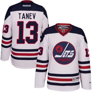 Pánské NHL Winnipeg Jets dresy 13 Brandon Tanev Authentic Bílý Reebok 2016 Heritage Classic