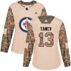 Dámské NHL Winnipeg Jets dresy 13 Brandon Tanev Authentic Camo Adidas Veterans Day Practice