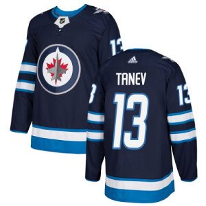Dětské NHL Winnipeg Jets dresy 13 Brandon Tanev Authentic Námořnická modrá Adidas Domácí