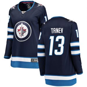 Dámské NHL Winnipeg Jets dresy 13 Brandon Tanev Breakaway Námořnická modrá Fanatics Branded Domácí