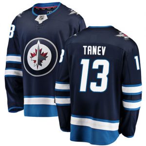 Dětské NHL Winnipeg Jets dresy 13 Brandon Tanev Breakaway Námořnická modrá Fanatics Branded Domácí