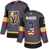 Pánské NHL Vegas Golden Knights dresy 3 Brayden McNabb Authentic Šedá Adidas USA Flag Fashion