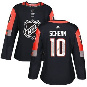 Dámské NHL St. Louis Blues dresy 10 Brayden Schenn Authentic Černá Adidas 2018 All Star Central Division