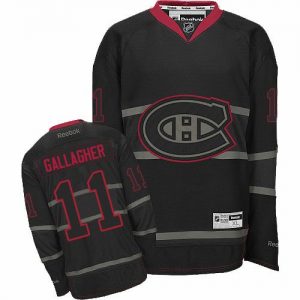 Pánské NHL Montreal Canadiens dresy 11 Brendan Gallagher Authentic Černá Reebok