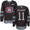 Pánské NHL Montreal Canadiens dresy 11 Brendan Gallagher Authentic Černá Adidas 1917 2017 100th Anniversary