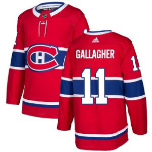 Pánské NHL Montreal Canadiens dresy 11 Brendan Gallagher Authentic Červené Adidas Domácí