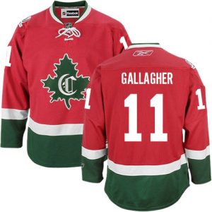 Pánské NHL Montreal Canadiens dresy 11 Brendan Gallagher Authentic Červené Reebok Alternativní New CD