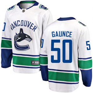 Dětské NHL Vancouver Canucks dresy 50 Brendan Gaunce Breakaway Bílý Fanatics Branded Venkovní