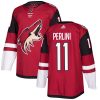 Pánské NHL Arizona Coyotes dresy Brendan Perlini 11 Authentic Burgundy Červené Adidas Domácí