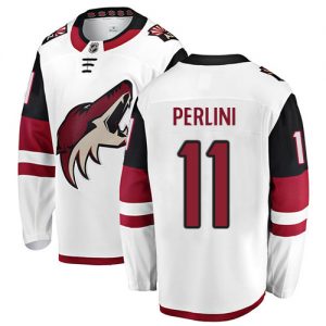 Dětské NHL Arizona Coyotes dresy Brendan Perlini 11 Breakaway Bílý Fanatics Branded Venkovní