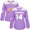 Dámské NHL Detroit Red Wings dresy 14 Brendan Shanahan Authentic Nachový Adidas Fights Cancer Practice