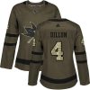 Dámské NHL San Jose Sharks dresy 4 Brenden Dillon Authentic Zelená Adidas Salute to Service
