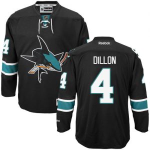 Dětské NHL San Jose Sharks dresy 4 Brenden Dillon Authentic Černá Reebok Alternativní hokejové dresy