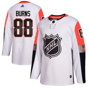 Pánské NHL San Jose Sharks dresy 88 Brent Burns Authentic Bílý Adidas 2018 All Star Pacific Division