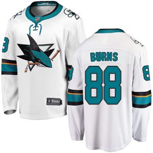 Pánské NHL San Jose Sharks dresy 88 Brent Burns Breakaway Bílý Fanatics Branded Venkovní