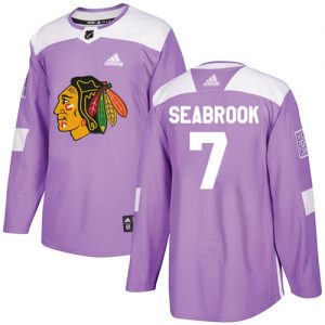 Dětské NHL Chicago Blackhawks dresy 7 Brent Seabrook Authentic Nachový Adidas Fights Cancer Practice