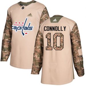 Pánské NHL Washington Capitals dresy 10 Brett Connolly Authentic Camo Adidas Veterans Day Practice
