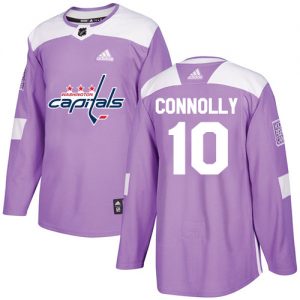 Pánské NHL Washington Capitals dresy 10 Brett Connolly Authentic Nachový Adidas Fights Cancer Practice