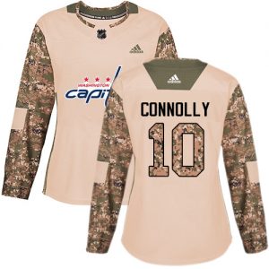 Dámské NHL Washington Capitals dresy 10 Brett Connolly Authentic Camo Adidas Veterans Day Practice