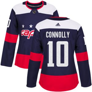 Dámské NHL Washington Capitals dresy 10 Brett Connolly Authentic Námořnická modrá Adidas 2018 Stadium Series