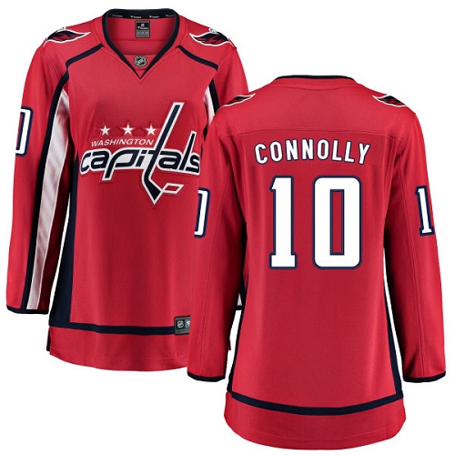 Dámské NHL Washington Capitals dresy 10 Brett Connolly Breakaway Červené Fanatics Branded Domácí