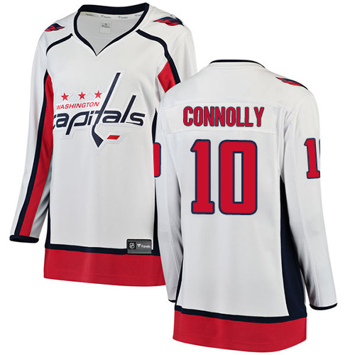 Dámské NHL Washington Capitals dresy 10 Brett Connolly Breakaway Bílý Fanatics Branded Venkovní