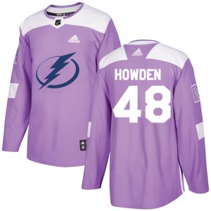 Pánské NHL Tampa Bay Lightning dresy 48 Brett Howden Authentic Nachový Adidas Fights Cancer Practice