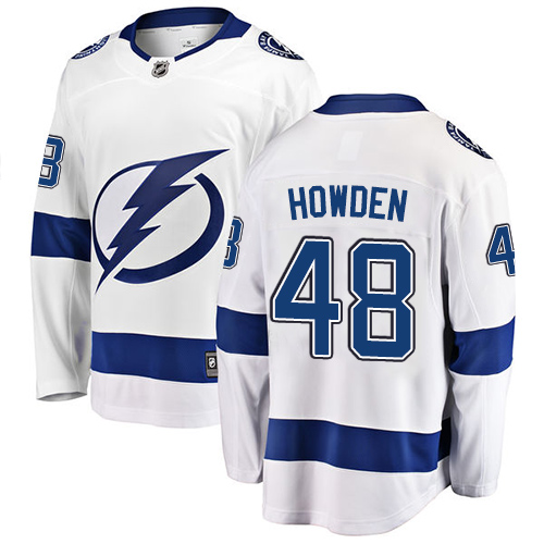 Pánské NHL Tampa Bay Lightning dresy 48 Brett Howden Breakaway Bílý Fanatics Branded Venkovní