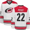 Pánské NHL Carolina Hurricanes dresy 22 Brett Pesce Authentic Bílý Reebok Venkovní hokejové dresy