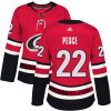Dámské NHL Carolina Hurricanes dresy 22 Brett Pesce Authentic Červené Adidas Domácí
