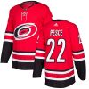 Dětské NHL Carolina Hurricanes dresy 22 Brett Pesce Authentic Červené Adidas Domácí