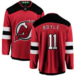 Pánské NHL New Jersey Devils dresy 11 Brian Boyle Breakaway Červené Fanatics Branded Domácí 1
