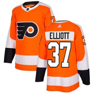 Pánské NHL Philadelphia Flyers dresy 37 Brian Elliott Authentic Oranžový Adidas Domácí