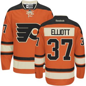 Pánské NHL Philadelphia Flyers dresy 37 Brian Elliott Authentic Oranžový Reebok New Alternativní