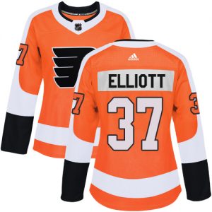 Dámské NHL Philadelphia Flyers dresy 37 Brian Elliott Authentic Oranžový Adidas Domácí