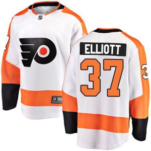 Pánské NHL Philadelphia Flyers dresy 37 Brian Elliott Breakaway Bílý Fanatics Branded Venkovní