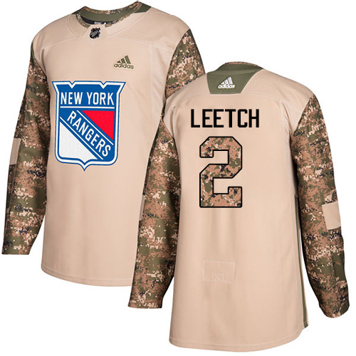 Pánské NHL New York Rangers dresy 2 Brian Leetch Authentic Camo Adidas Veterans Day Practice