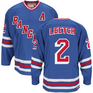 Pánské NHL New York Rangers dresy 2 Brian Leetch Authentic Throwback Kuninkaallisen modrá CCM Heroes  Alumni