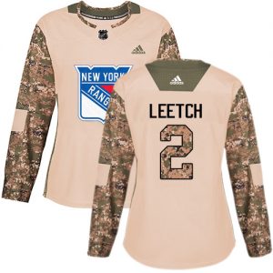 Dámské NHL New York Rangers dresy 2 Brian Leetch Authentic Camo Adidas Veterans Day Practice