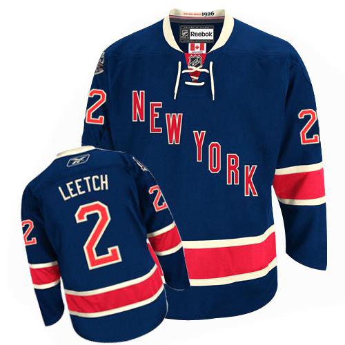 Dámské NHL New York Rangers dresy 2 Brian Leetch Authentic Námořnická modrá Reebok Alternativní hokejové dresy