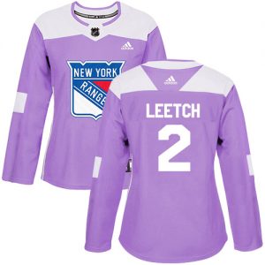 Dámské NHL New York Rangers dresy 2 Brian Leetch Authentic Nachový Adidas Fights Cancer Practice
