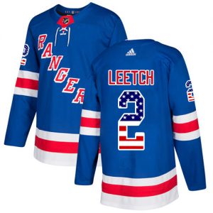 Dětské NHL New York Rangers dresy 2 Brian Leetch Authentic královská modrá Adidas USA Flag Fashion