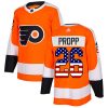 Pánské NHL Philadelphia Flyers dresy 26 Brian Propp Authentic Oranžový Adidas USA Flag Fashion