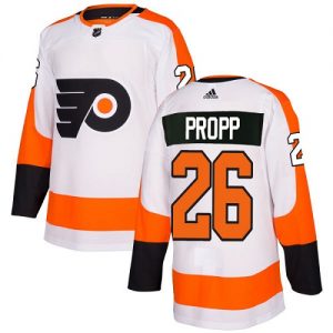 Pánské NHL Philadelphia Flyers dresy 26 Brian Propp Authentic Bílý Adidas Venkovní