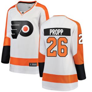 Dámské NHL Philadelphia Flyers dresy 26 Brian Propp Breakaway Bílý Fanatics Branded Venkovní