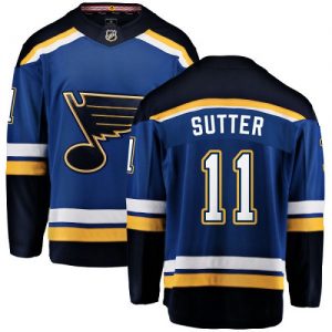 Pánské NHL St. Louis Blues dresy 11 Brian Sutter Breakaway královská modrá Fanatics Branded Domácí