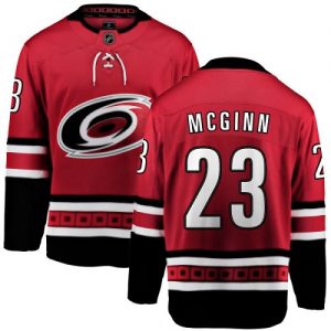 Pánské NHL Carolina Hurricanes dresy 23 Brock McGinn Breakaway Červené Fanatics Branded Domácí