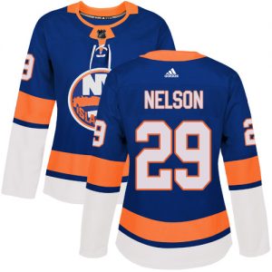 Dámské NHL New York Islanders dresy 29 Brock Nelson Authentic královská modrá Adidas Domácí