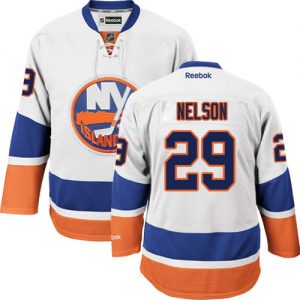 Dámské NHL New York Islanders dresy 29 Brock Nelson Authentic Bílý Reebok Venkovní hokejové dresy